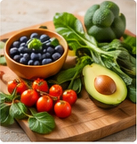 A colorful meal with vegetables and wholesome ingredients.